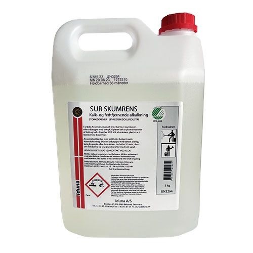 Sur skumrens, Svane, Afkalkning, 5 L (1 stk.)