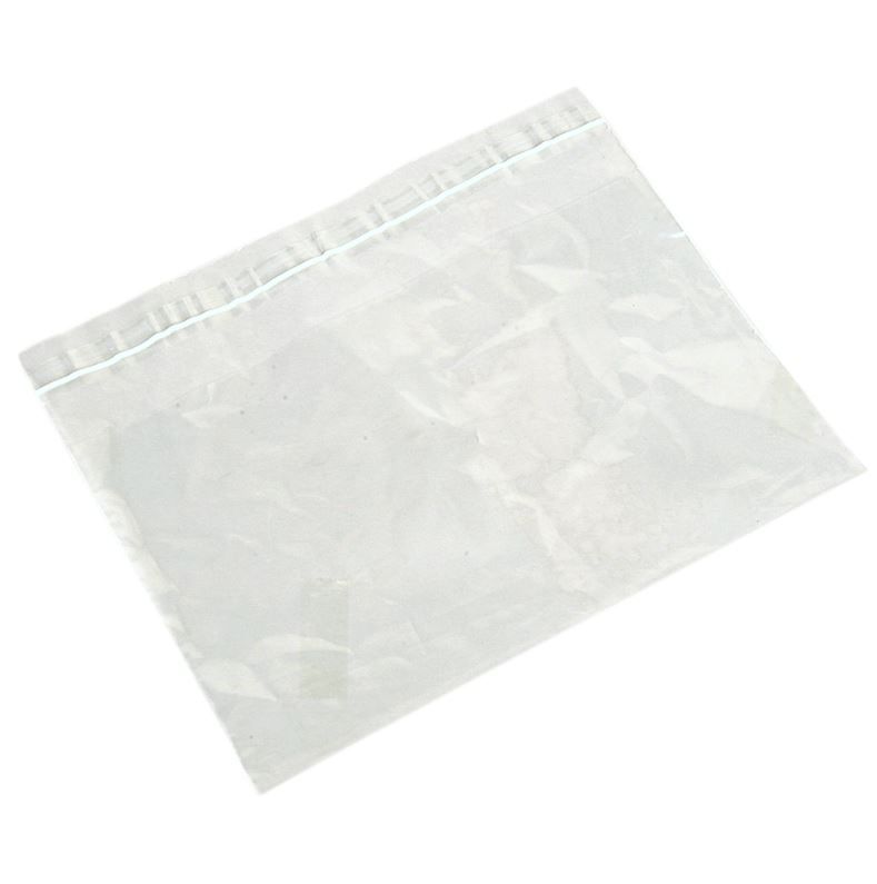 [12016] Pålægspose, klar, LDPE/virgin, 18x23,5cm, med limluk, uden tryk, (1000 stk.)