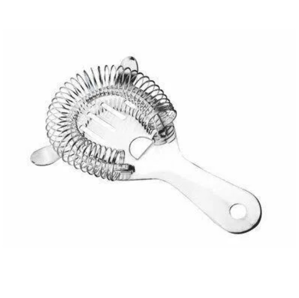 Cocktailsi, strainer, 2 ører, rustfrit stål, Hawthorne Strainer, Beaumont, (1 stk.)