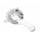 Cocktailsi, strainer, 2 ører, rustfrit stål, Hawthorne Strainer, Beaumont, (1 stk.)