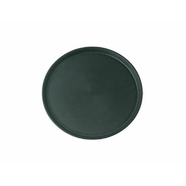 Skridsikker tjenerbakke, Ø28cm, rund, sort, Beaumont, (1 stk.)
