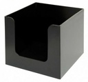 Servietholder, plastik, blanksort, 13,8x13,8x10,2cm, Beaumont, (1 stk.)