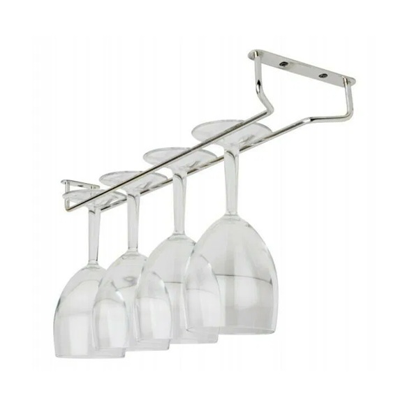 [40744] Glasophæng til loft, 41cm, rustfrit stål, Beaumont, (1 stk.) 