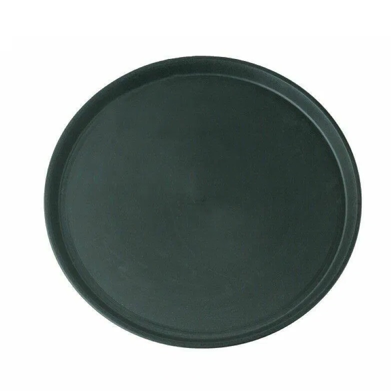 [40747] Skridsikker tjenerbakke, Ø41cm, rund, sort, Beaumont, (1 stk.)