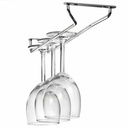 Glasophæng til loft, 61cm, rustfrit stål, Beaumont, (1 stk.) 