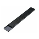 Barmåtte med box, 8x58cm, sort, gummi, Beaumont, (1 stk.)