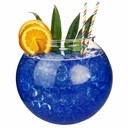 XL Drinksbowle, 5 ltr, Ø22x18,5cm, klar plastik, (1 stk.)