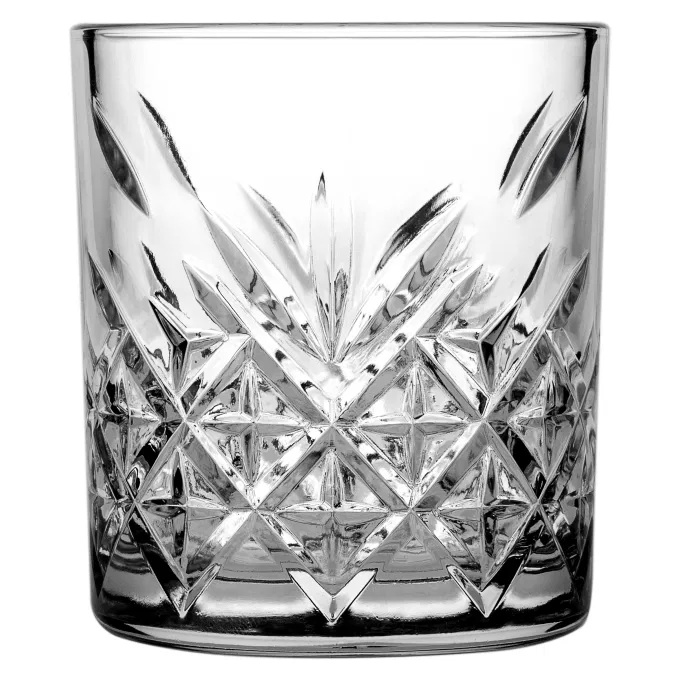 [40794] Whiskeyglas, 21 cl, glas med mønster, Timeless, Pasabahce, (12 stk.)