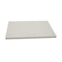 Låg, 60x40x2,5 cm, EPS, Hvid, til Hvide termokasser, 25/40/50 ltr, tilhørende 12029, (1 stk.)