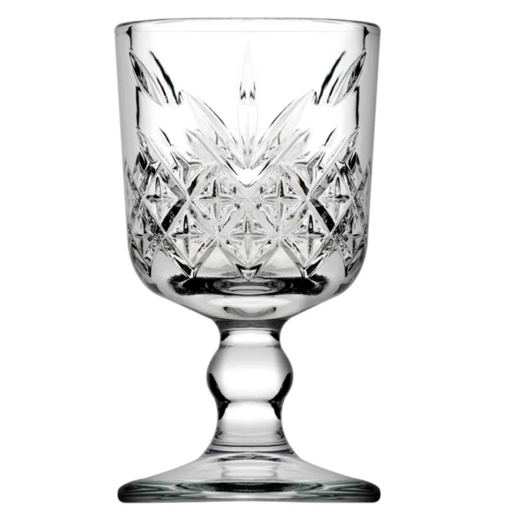 Likørglas, 6 cl, klar med mønster, glas, Timeless, Pasabahce, (12 stk.)