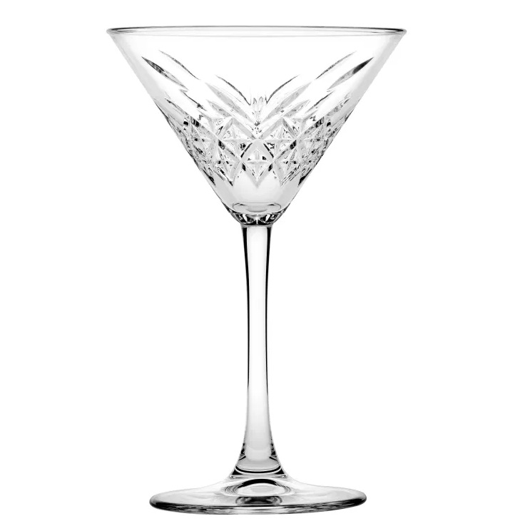 Martiniglas, 23 cl, glas med mønster, Timeless, Pasabahce, (12 stk.)