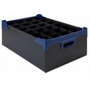Opbevaringsboks til glas, 24-rum, 50x34,5x16,5cm, Beaumont, (5 stk.)