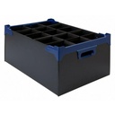 Opbevaringsboks til glas, 15-rum, 50x34,5x20cm, Beaumont, (5 stk.)