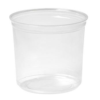 Crystal Deli, 750 ml, Ø11,6x10,7cm, Transparent, 1-Rum, tilhørende 12033, Duni, (350 stk.)
