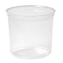 Crystal Deli, 750 ml, Ø11,6x10,7cm, Transparent, 1-Rum, tilhørende 12033, Duni, (350 stk.)