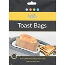Genanvendelig toastlomme, brun, 16x16,5cm, NoStik, (2 stk.)