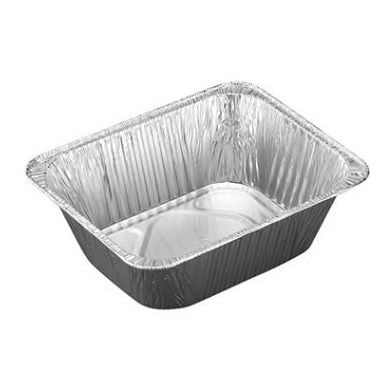 [12040] Gastronorm bakke, alubakke, 32,2x26,2x10,2cm, aluminium, 5200 ml, rektangulær, 1/2 GN, Tilhørende: 10234 (100 stk.)