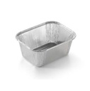 Foliebakke, 241 ml, rektangulær, aluminium, 10,8x8,3x4,2cm, (1200 stk.)