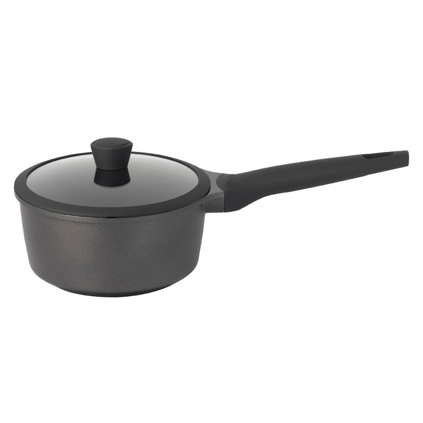 Sovsegryde med låg, Ø18cm, PFAS-fri keramisk non-stick, SOLA Ceramic Deluxe, (1 stk.)