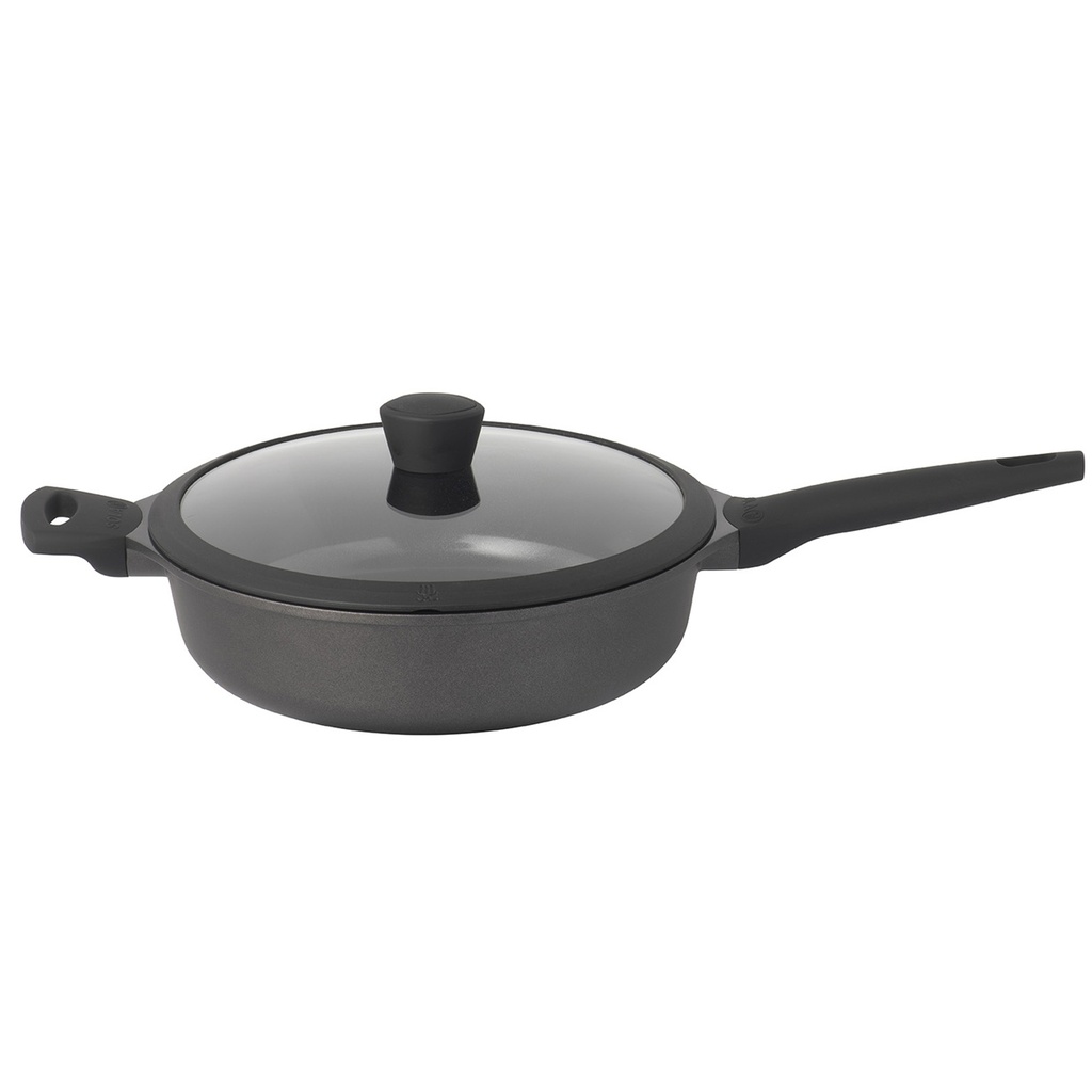 Sauterpande med låg, Ø28 cm, PFAS-fri keramisk non-stick, SOLA Ceramic Deluxe, (1 stk.)