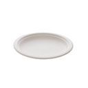Miljøtallerken, Ø18cm, Natur, Frokost/Dessert, Bagasse/sukkerrør, Komposterbar, (400 stk.)