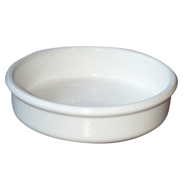 [41085] Creme brulee skåle, Ø14x3,5cm, hvid, stentøj, Regás, (10 stk.)