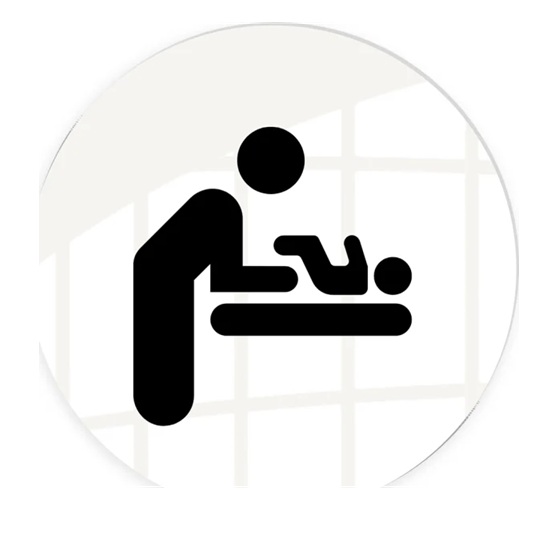 Skilt til pusleplads, Ø10 cm, aluminium, Securit, flere farver, (1 stk.)