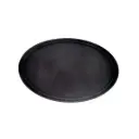 Tjenerbakke m/ antislip polyester, Ø40,5 cm, sort, (1 stk.)