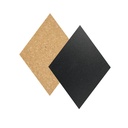Kork- & kridttavler inkl. kridtmarker & 6 tegnestifter, Securit, flere motiver, (4+3 stk)