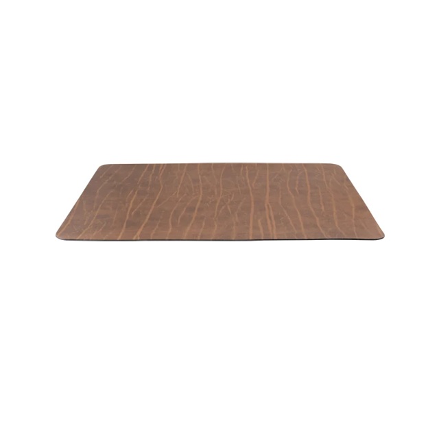[41373] Dækkeserviet, Securit® LEATHER, 45x33,1x0,3 cm, læder, flere farver, (1 stk.) (Brun)