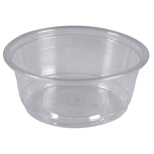 Portionsbæger, TowerPac, 3,8cm, Ø9cm, 100 ml, klar, RPET, med skruebund, (1000 stk.)