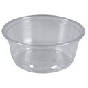 Portionsbæger, TowerPac, 3,8cm, Ø9cm, 100 ml, klar, RPET, med skruebund, (1000 stk.)