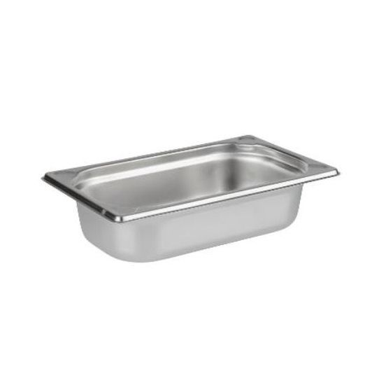 [11932] Kantine, 1/4 GN, 1.8 liter, 26.4x16.26x6.5cm, Rustfrit stål, (1 stk.)