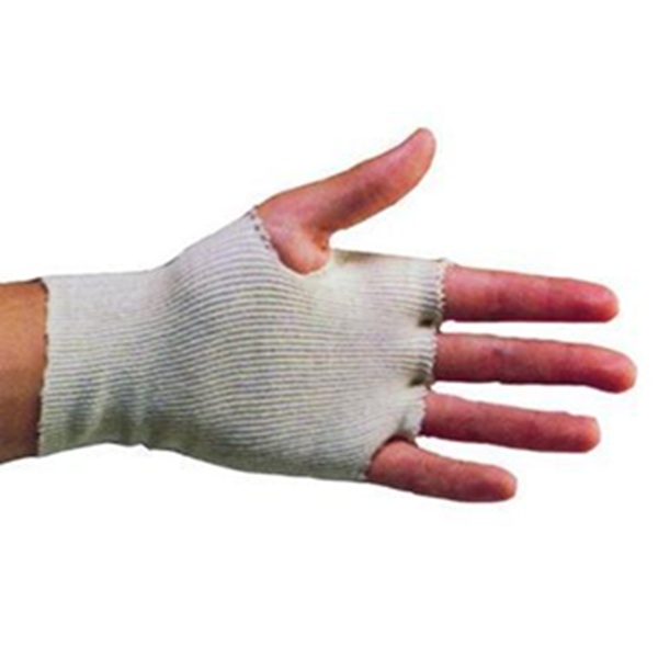 Bomuldshandske uden fingre, one-size, hvid, (50 stk.)