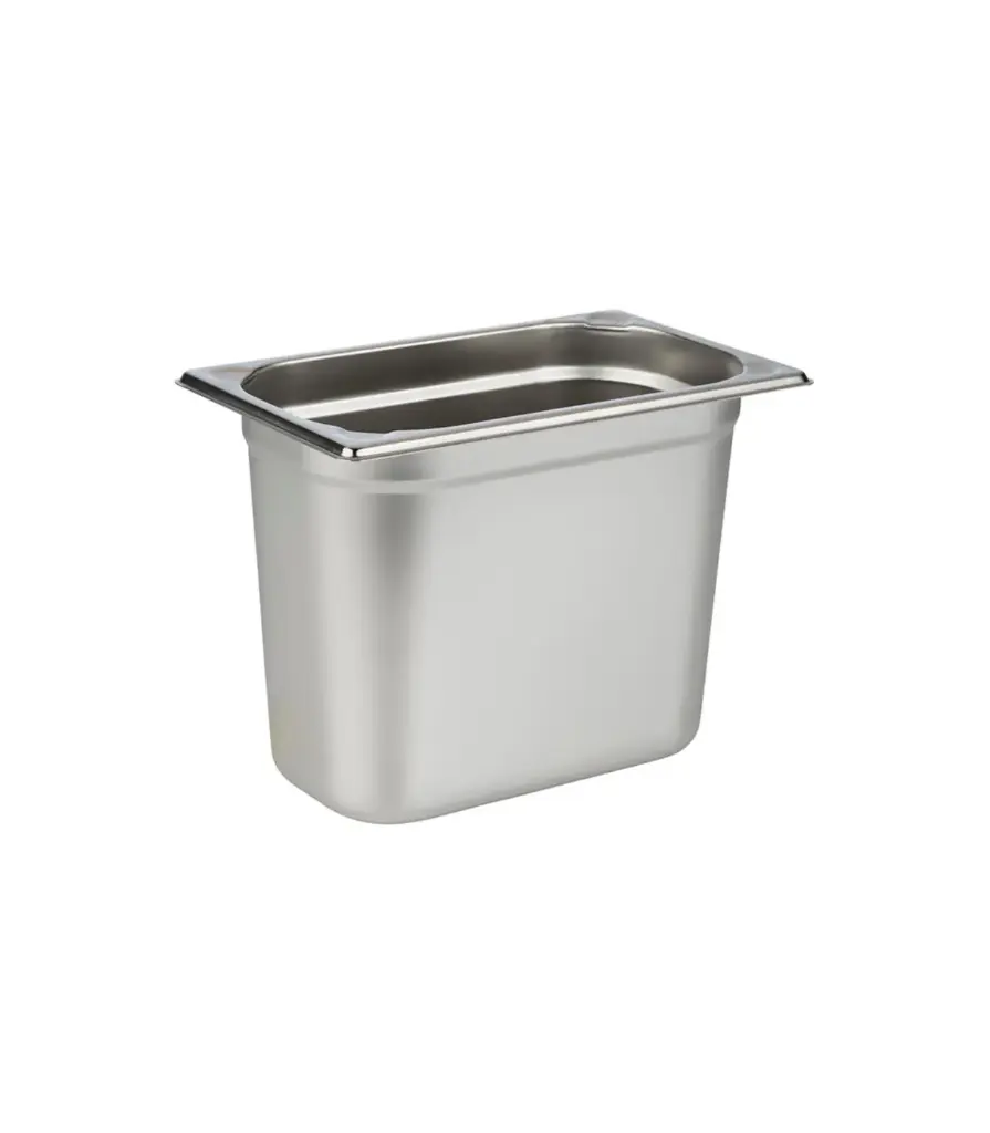 [11935] Kantine, 1/4 GN, 5.5 liter, 26.4x16.26x20cm, Rustfrit stål, (1 stk.)