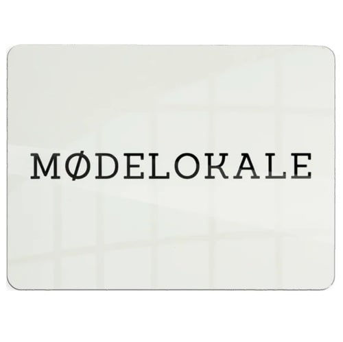 Mødelokale skilt, 12x9 cm, aluminium, Securit, flere farver, (1 stk.)