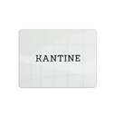 Kantine skilt, 12x9 cm, aluminium, Securit, flere farver, (1 stk.)