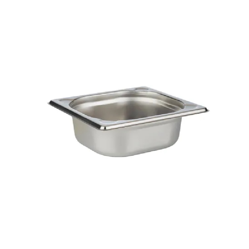 [11936] Kantine, 1/6 GN, 1 liter, 17.5x16x6.5cm, Rustfrit stål, (1 stk.)