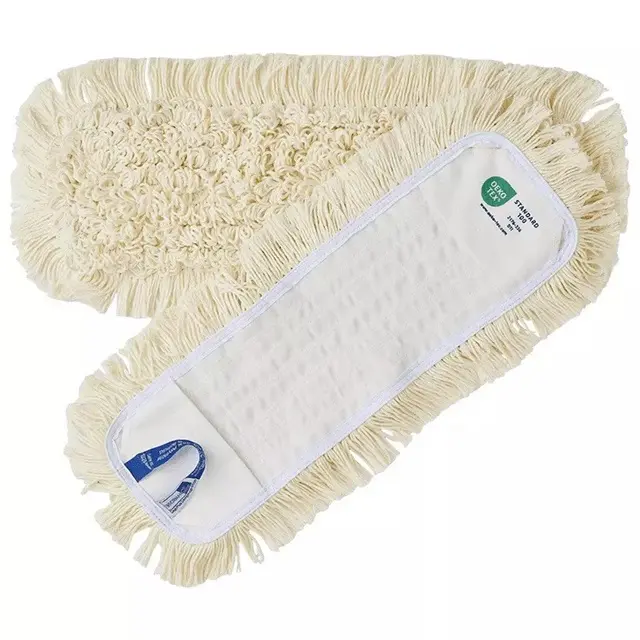 [41432] Clean Plus Dampmoppe, 40 cm, OEKO-TEX, kantløkker (1 stk.)