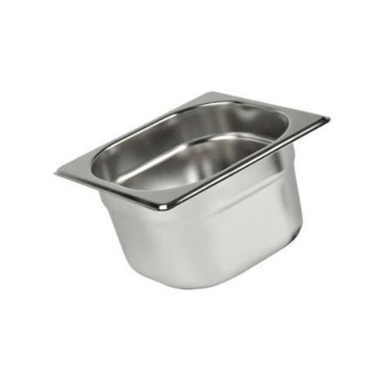 Kantine, 1/6 GN, 3.5 liter, 17.5x16x20cm, Rustfrit stål, (1 stk.)