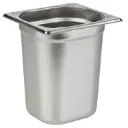 Kantine, 1/6 GN, 3 liter, 17.5x16x20cm, Rustfrit stål, (1 stk.)
