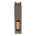 Vinkarton til 1 flaske, 8,5x8,5x36 cm, pap, med vindue, sort, (20 stk.)