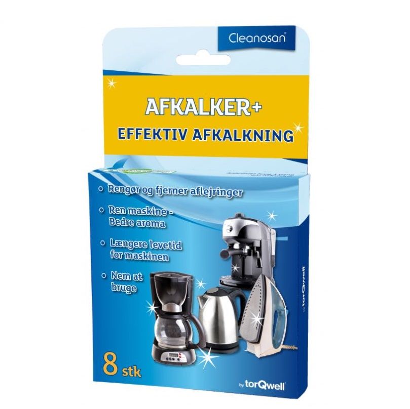[12099] Afkalkning af maskiner, Tabletter, Cleanosan, (8 stk.)