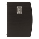 Menuomslag VIN, Securit® RIO, A4, PP, sort, (1 stk.)