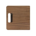 Menuholder med ringmekanisme, Securit® WALNUT, A4, lakeret valnøddetræ, (1 stk.)