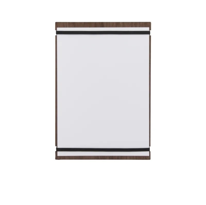 [41765] Menuholder med elastik, Securit® WALNUT, A4, lakeret valnød, (1 stk.)
