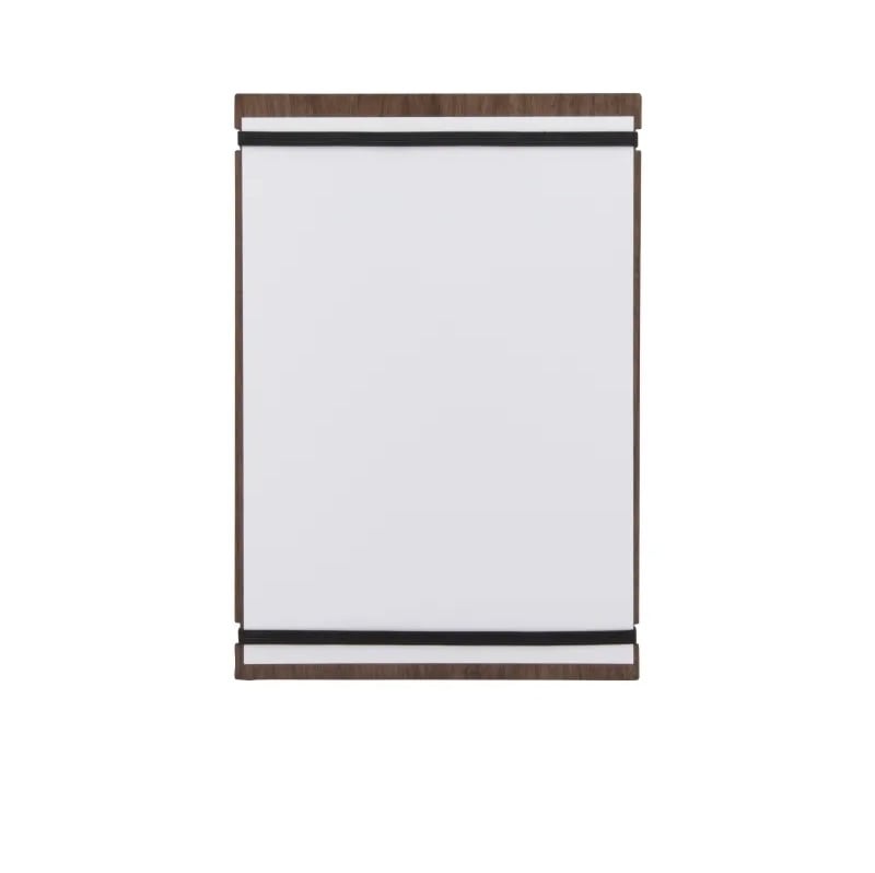 [41765] Menuholder med elastik, Securit® WALNUT, A4, lakeret valnød, (1 stk.)