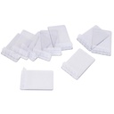 Skilteholdere fødder, Securit®, 1x4 cm, plast, klar, (10 stk.)