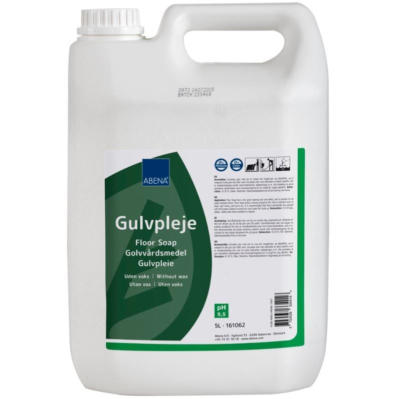 Gulvpleje, 5 l, uden voks, farve og parfume, (1 stk.)