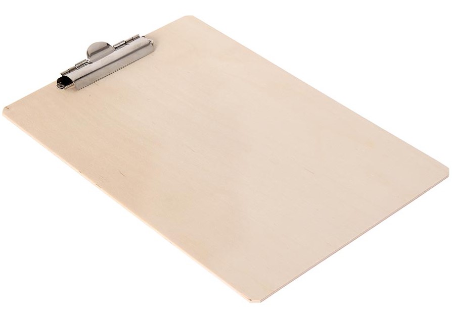Clipboard, A4, Birketræ, (1 stk.)